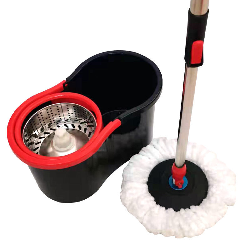 Hands-free floor mop with dual drive