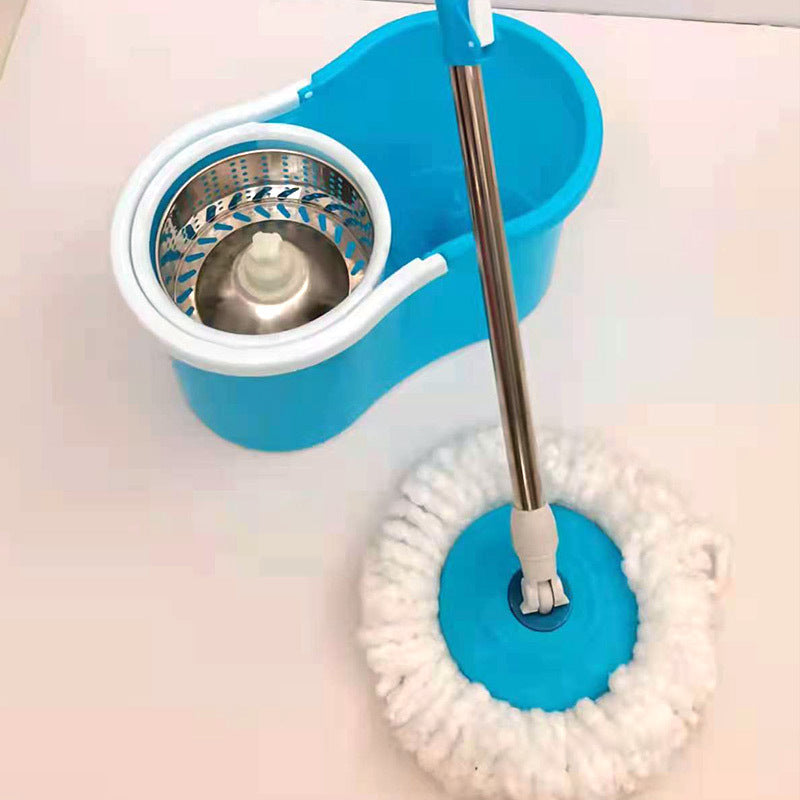 Hands-free floor mop with dual drive