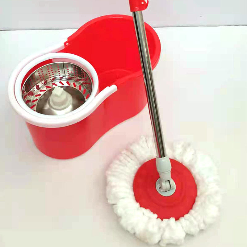 Hands-free floor mop with dual drive