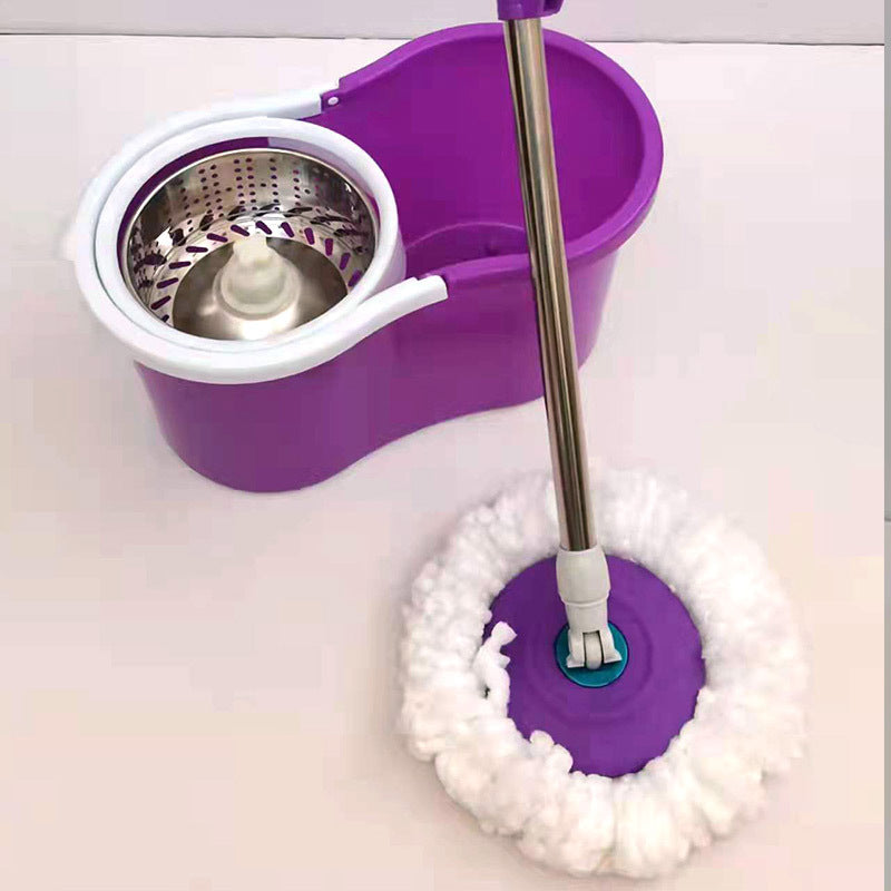 Hands-free floor mop with dual drive