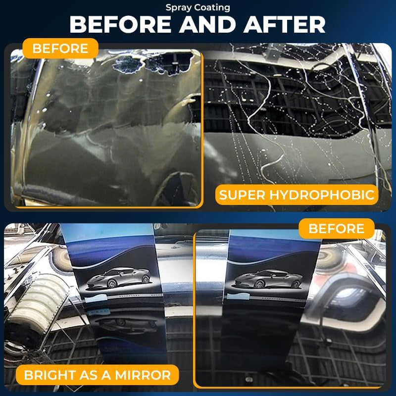 🥳2026 HOT SALE🥳💞50K+ SOLD! 💧✨ 50% OFF! Nano Hydrophobic Car Coating Spray – Repels water, mud & grime – enhances gloss & shine. Fills fine scratches – spray-on, wipe-off protection! 🚗🛡️