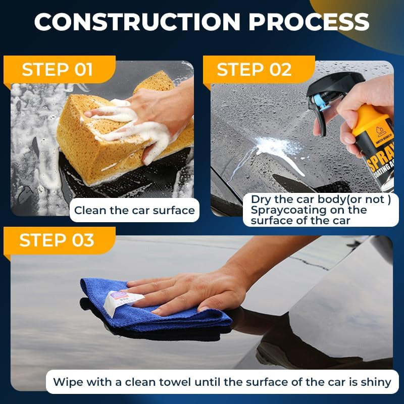 🥳2026 HOT SALE🥳💞50K+ SOLD! 💧✨ 50% OFF! Nano Hydrophobic Car Coating Spray – Repels water, mud & grime – enhances gloss & shine. Fills fine scratches – spray-on, wipe-off protection! 🚗🛡️