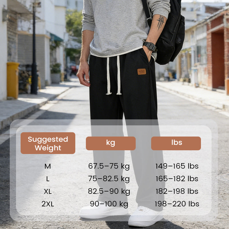 🥳2026 HOT SALE🥳💞50K+ SOLD!🛡️👖 50% OFF! Stretch Straight‑Leg Pants – Breathable, wrinkle‑resistant fabric. Multi‑pockets for essentials, drawstring for custom fit. Versatile for any casual scene. 🏃‍♂️💫