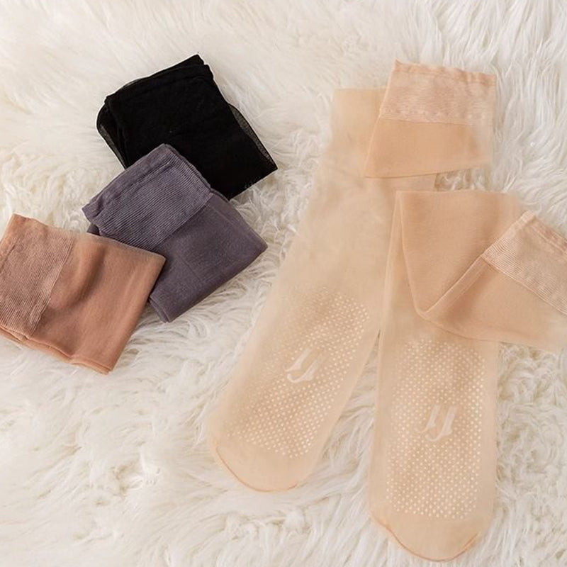🥳2026 HOT SALE🥳💞50K+ SOLD!💥👢✨ 50% OFF! Knee High Sheer Stockings – Ultra-thin & transparent, non-slip sole for secure grip. Run-resistant, lightweight & stretchy. Nude, coffee, gray & black. 🦶💨