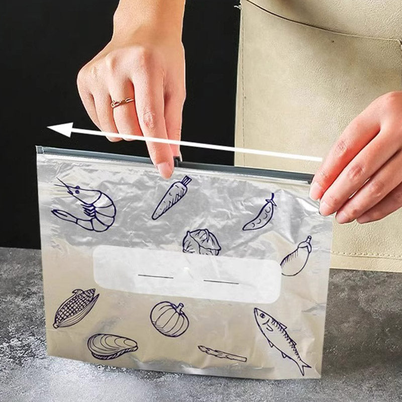 🥳2026 HOT SALE🥳💞50K+ SOLD!♻️🧊 50% OFF! Reusable Aluminum Foil Bags – Airtight, light‑blocking & tear‑resistant. Keeps food fresh longer. Ditch single‑use plastic for good! 🥩✨