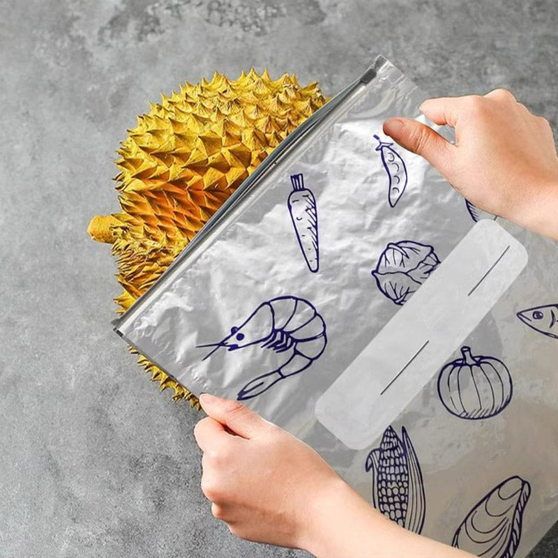 🥳2026 HOT SALE🥳💞50K+ SOLD!♻️🧊 50% OFF! Reusable Aluminum Foil Bags – Airtight, light‑blocking & tear‑resistant. Keeps food fresh longer. Ditch single‑use plastic for good! 🥩✨