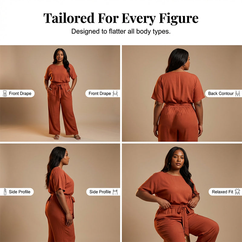 🥳2026 HOT SALE🥳💞50K+ SOLD!💥🎀💫 50% OFF! Sleeveless Top & Wide Pants Set – V-neck, adjustable waist. No matching hassle, instant chic. Perfect for holidays or everyday wear. 🛡️🕊️