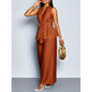 🥳2026 HOT SALE🥳💞50K+ SOLD!💥🎀💫 50% OFF! Sleeveless Top & Wide Pants Set – V-neck, adjustable waist. No matching hassle, instant chic. Perfect for holidays or everyday wear. 🛡️🕊️