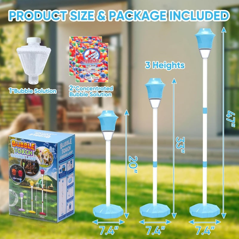 🥳2026 HOT SALE🥳💞50K+ SOLD!🫧🎶 50% OFF! Handheld Bubble Maker – Rich bubbles, cool lights & cheerful tunes. Stable base for indoor/outdoor. Hours of fun for little ones. 🏡✅