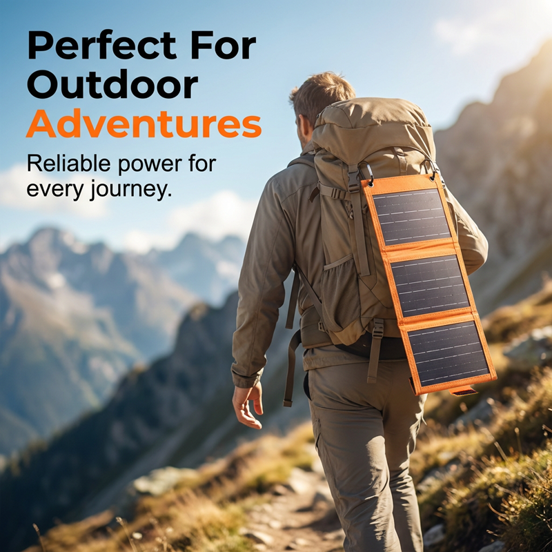 🥳2026 HOT SALE🥳💞50K+ SOLD!⚡🌿 50% OFF! Portable Solar Charger – 10W, foldable & water‑resistant. Carabiners included. Keep your devices powered during walks or trips. No outlet needed. 🧗‍♂️✅