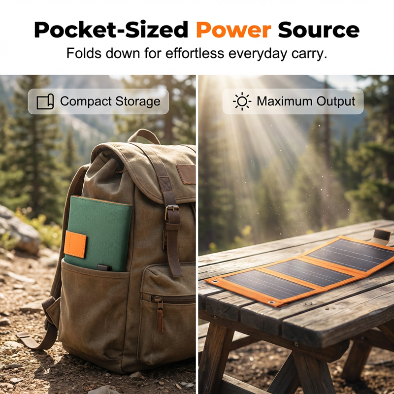 🥳2026 HOT SALE🥳💞50K+ SOLD!⚡🌿 50% OFF! Portable Solar Charger – 10W, foldable & water‑resistant. Carabiners included. Keep your devices powered during walks or trips. No outlet needed. 🧗‍♂️✅