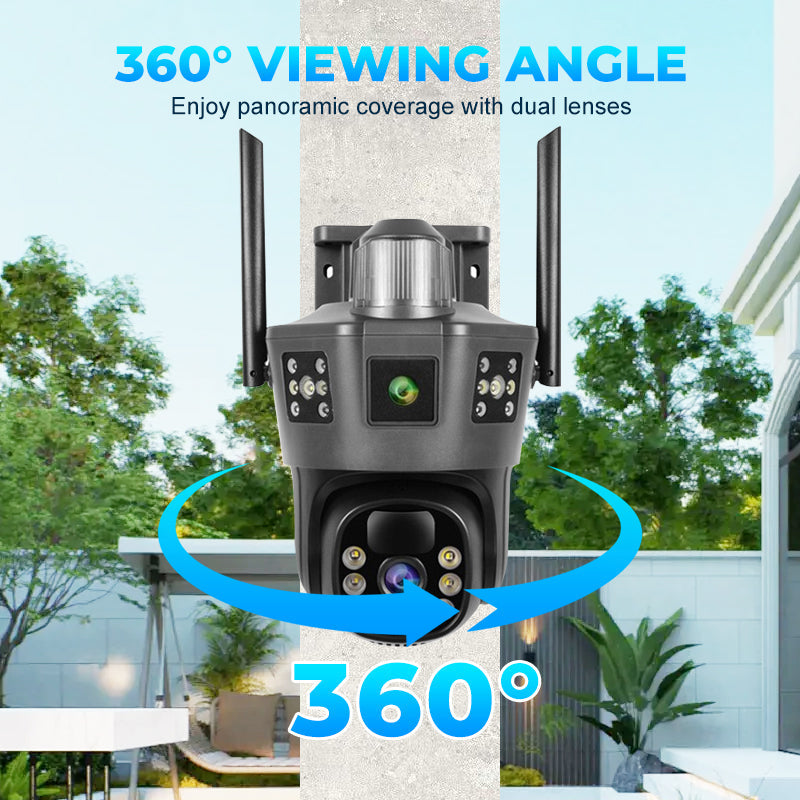🥳2026 HOT SALE🥳💞50K+ SOLD!💥🌞📹 50% OFF! Solar WiFi Security Camera – 360° dual 4MP lenses, night vision & two‑way audio. No wires, no battery changes. Keep your home safe day & night. 🛡️✨