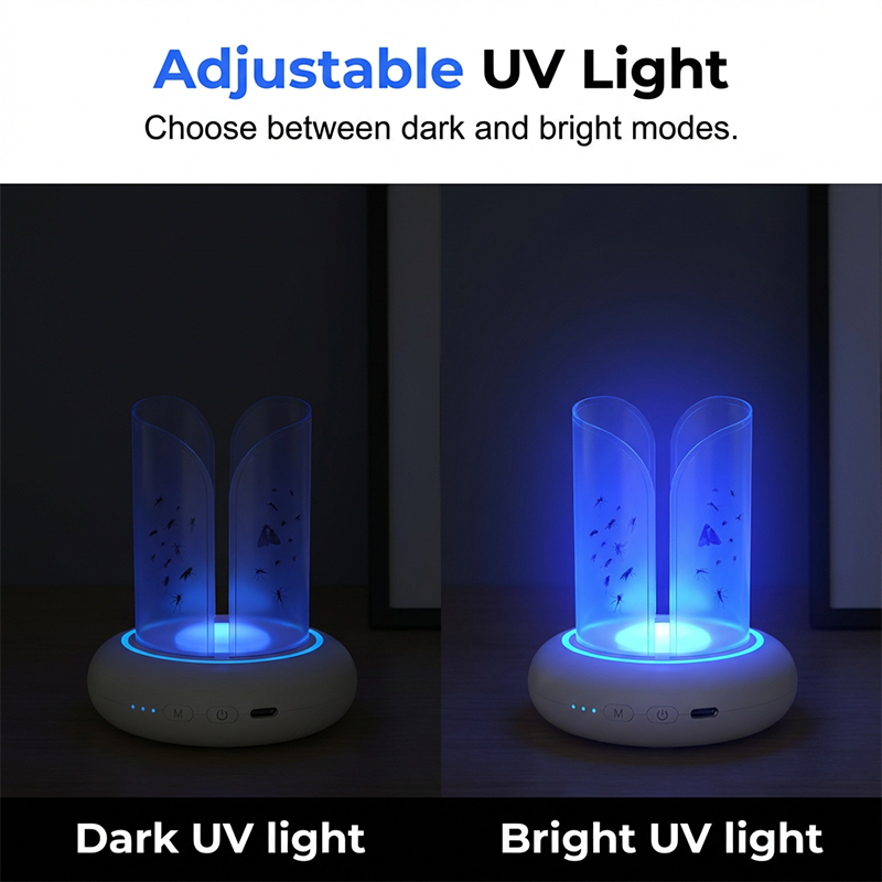 🥳2026 HOT SALE🥳💞50K+ SOLD!🌙✨ 50% OFF! 360° UV Mosquito & Fly Trap Lamp – No noise, no chemicals. 8 RGB colors, 360° coverage. A bug-free, peaceful night’s sleep. 🦟🚫