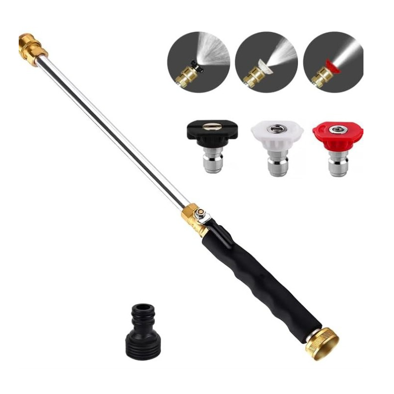 🥳2026 HOT SALE🥳💞50K+ SOLD!💦⚡ 50% OFF! High‑Pressure Water Gun – 3 nozzles, durable aluminium alloy. Blast dirt off patios, cars & driveways. Ergonomic & leak‑free. ⛲✨