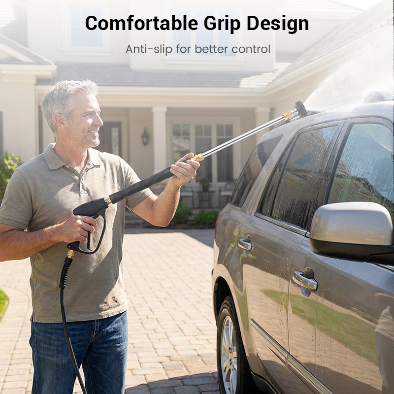 🥳2026 HOT SALE🥳💞50K+ SOLD!💦⚡ 50% OFF! High‑Pressure Water Gun – 3 nozzles, durable aluminium alloy. Blast dirt off patios, cars & driveways. Ergonomic & leak‑free. ⛲✨