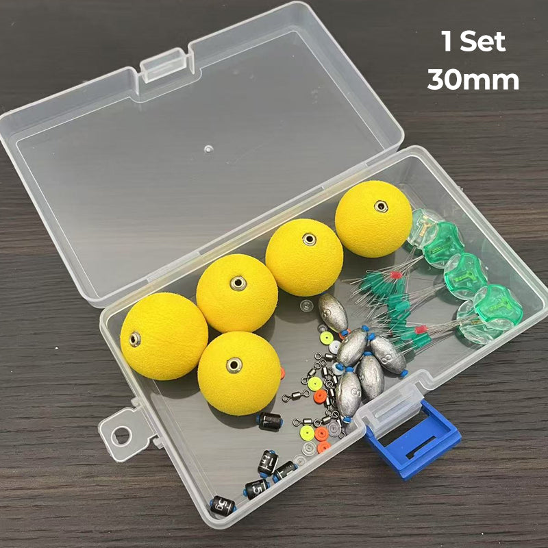 🥳2026 HOT SALE🥳💞50K+ SOLD! 🎣✨ 50% OFF! Complete Fishing Float & Sinker Rig Kit – high-buoyancy foam floats, precision weighted core, vivid strike indicators. Portable tackle box! 🛡️💪