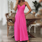 🥳2026 HOT SALE🥳💞50K+ SOLD!💨🌿 50% OFF! Women’s Loose Jumpsuit – Soft & stretchy, flowing wide-leg. Dresses up or down with ease. A summer essential. 👗✅