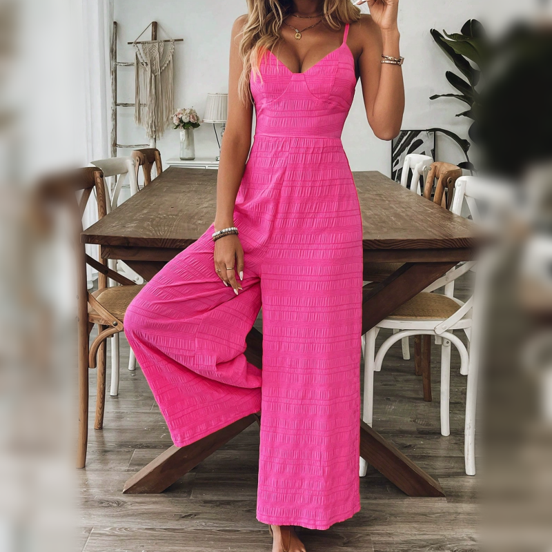 🥳2026 HOT SALE🥳💞50K+ SOLD!💨🌿 50% OFF! Women’s Loose Jumpsuit – Soft & stretchy, flowing wide-leg. Dresses up or down with ease. A summer essential. 👗✅
