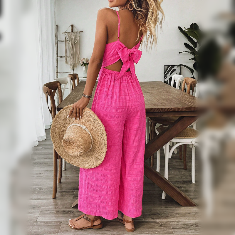🥳2026 HOT SALE🥳💞50K+ SOLD!💨🌿 50% OFF! Women’s Loose Jumpsuit – Soft & stretchy, flowing wide-leg. Dresses up or down with ease. A summer essential. 👗✅