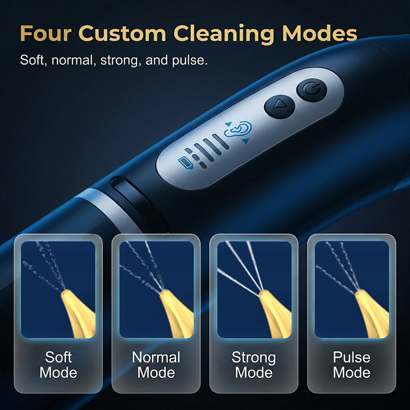 🥳2026 HOT SALE🥳💞50K+ SOLD!👂💧 50% OFF! Electric Ear Cleaning Kit – 4 gentle water modes, IPX7 waterproof & 2000mAh battery. Safer than cotton swabs – removes wax without scratching! 🛡️✨