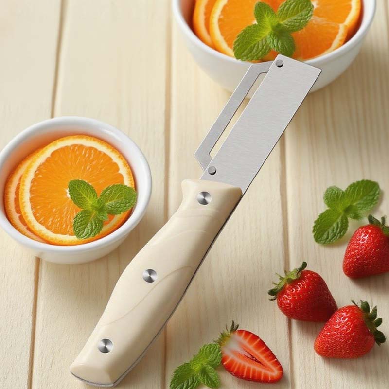 🥳2026 HOT SALE🥳💞50K+ SOLD!🪵🍾 50% OFF! Kitchen Peeler with Wooden Handle – Sharp stainless steel, minimal fruit waste. Doubles as a bottle opener. Easy on hands, great for seniors. 👵🛡️
