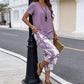 🥳2026 HOT SALE🥳💞50K+ SOLD!💕🌿 50% OFF! 2-Piece Tunic & Wide Leg Pants Set – No matching hassle, instantly chic. Layered asymmetrical top, leaf-print capri pants. Sizes S-5XL. Your new favourite. 👖✅