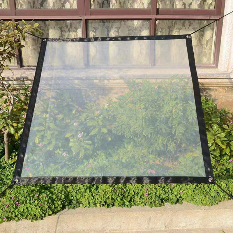 🥳2026 HOT SALE🥳💞50K+ SOLD! 🛡️🔩 50% OFF! Reinforced Transparent Tarp – aluminum grommets, 6-thread stitching, 3X longer life. Multi-use for roof, courtyard & carport – one tarp, endless jobs! 🏠💪