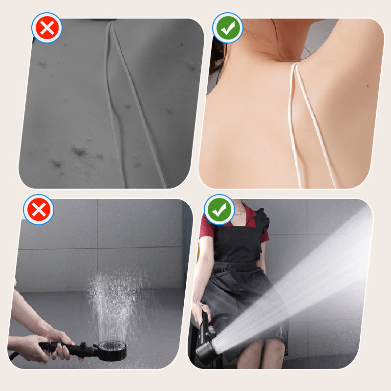 🥳2026 HOT SALE🥳💞50K+ SOLD!🚿💧 50% OFF! 4‑Mode High‑Pressure Shower Head – Built‑in filter, removes chlorine. Strong flow even in low pressure. 🔄✨