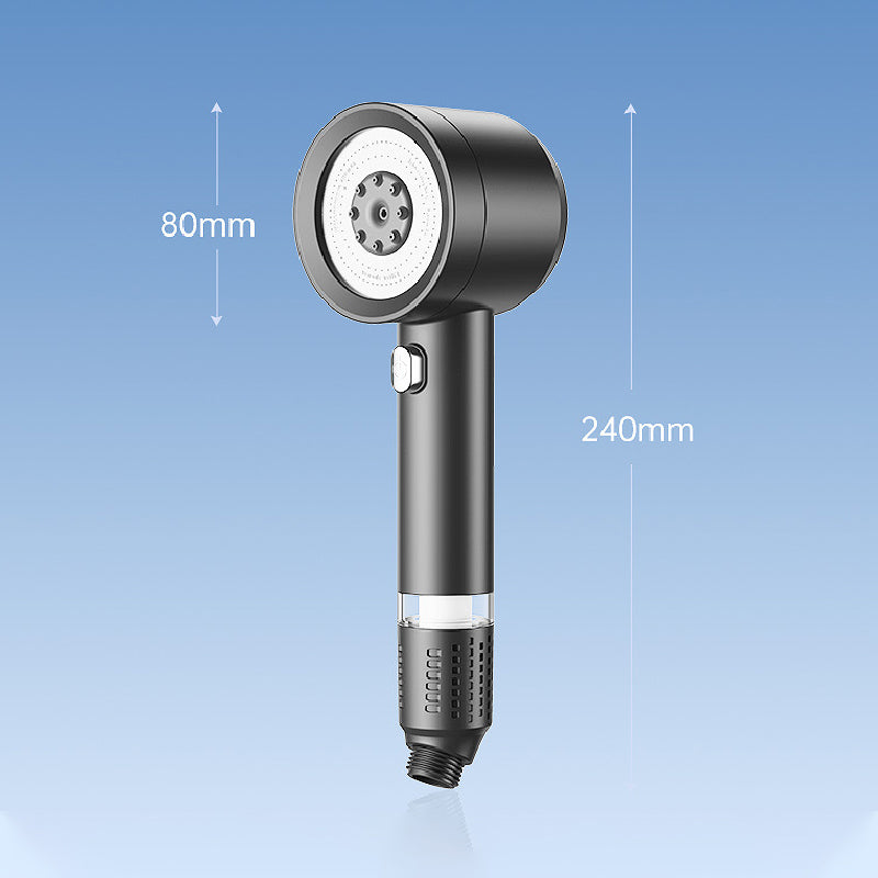 🥳2026 HOT SALE🥳💞50K+ SOLD!🚿💧 50% OFF! 4‑Mode High‑Pressure Shower Head – Built‑in filter, removes chlorine. Strong flow even in low pressure. 🔄✨