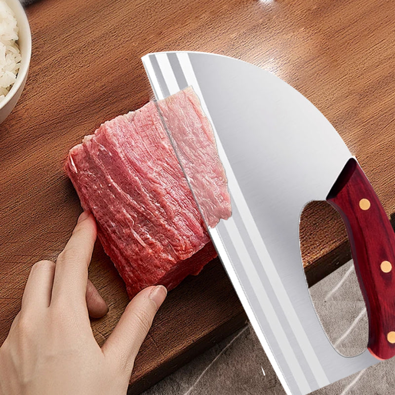 🥳2026 HOT SALE🥳💞50K+ SOLD!✨🥬 50% OFF! Ergonomic Kitchen Knife – Forward grip design, non-slip handle. Perfect for arthritis or weak wrists. Cut veggies, meat with ease. A thoughtful gift for home cooks. 🍅🔪