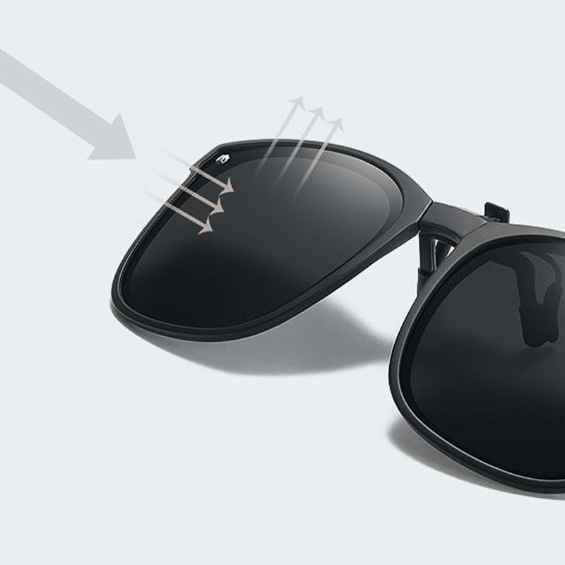 🥳2026 HOT SALE🥳💞50K+ SOLD!👓🌿 50% OFF! Clip‑on Polarized Sunglasses – Flip‑up design, true color vision. Protects from glare & UV. Foldable with case. Perfect for reading or driving. 🚗✅