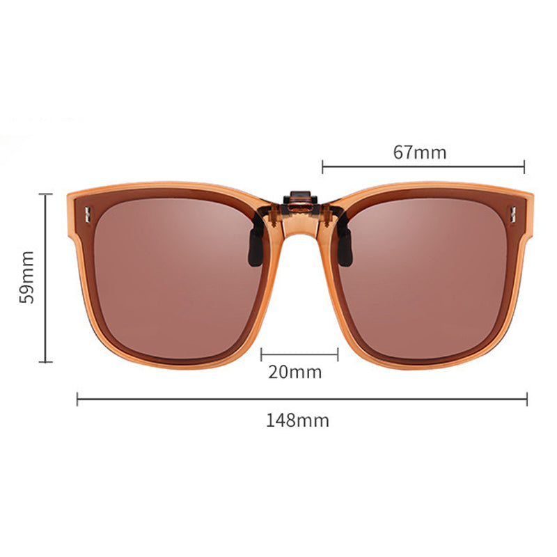 🥳2026 HOT SALE🥳💞50K+ SOLD!👓🌿 50% OFF! Clip‑on Polarized Sunglasses – Flip‑up design, true color vision. Protects from glare & UV. Foldable with case. Perfect for reading or driving. 🚗✅
