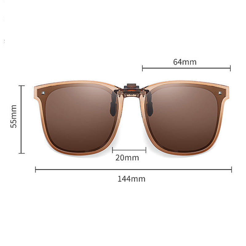 🥳2026 HOT SALE🥳💞50K+ SOLD!👓🌿 50% OFF! Clip‑on Polarized Sunglasses – Flip‑up design, true color vision. Protects from glare & UV. Foldable with case. Perfect for reading or driving. 🚗✅