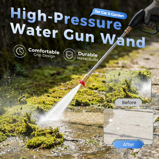 🥳2026 HOT SALE🥳💞50K+ SOLD!🔫💨 50% OFF! Powerful Jet Spray Gun – 3 interchangeable nozzles: jet, fan & mist. Anti‑slip handle, rust‑proof. Effortless cleaning for seniors. A back‑saving helper. 🌿✅