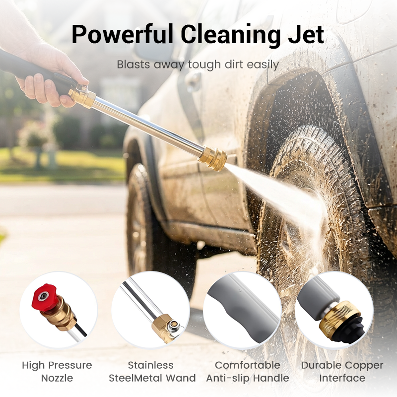 🥳2026 HOT SALE🥳💞50K+ SOLD!🔫💨 50% OFF! Powerful Jet Spray Gun – 3 interchangeable nozzles: jet, fan & mist. Anti‑slip handle, rust‑proof. Effortless cleaning for seniors. A back‑saving helper. 🌿✅