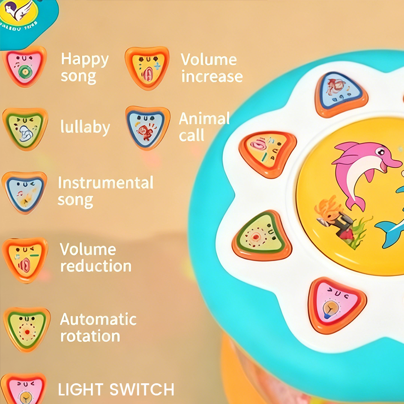 🥳2026 HOT SALE🥳💞50K+ SOLD!🌊🌙 50% OFF! Ocean Projection Rotating Musical Toy – Starry sea lights, calming lullabies & rotating ocean scene. Soothes baby to sleep & sparks wonder! 🎠✨