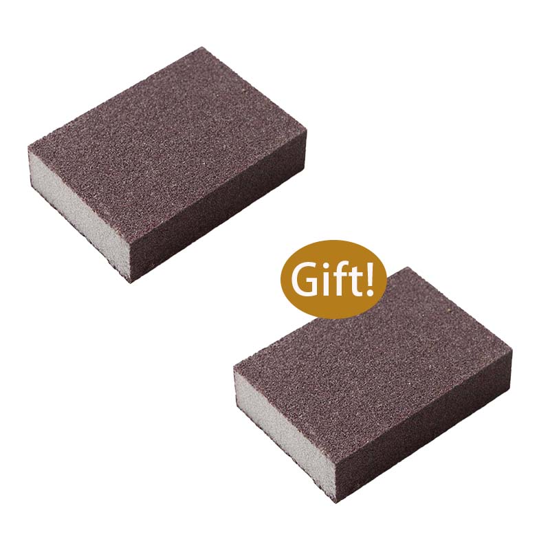 🥳2026 HOT SALE🥳💞50K+ SOLD!🧽🔥 50% OFF! Emery Sponge Scrubber – Removes burnt grease & rust instantly. Flexible & durable, ergonomic handle. A heavy-duty cleaning essential. 🍳✨