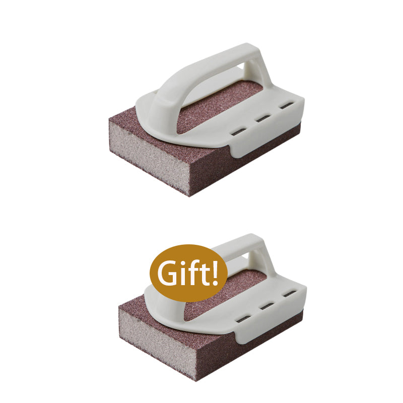 🥳2026 HOT SALE🥳💞50K+ SOLD!🧽🔥 50% OFF! Emery Sponge Scrubber – Removes burnt grease & rust instantly. Flexible & durable, ergonomic handle. A heavy-duty cleaning essential. 🍳✨