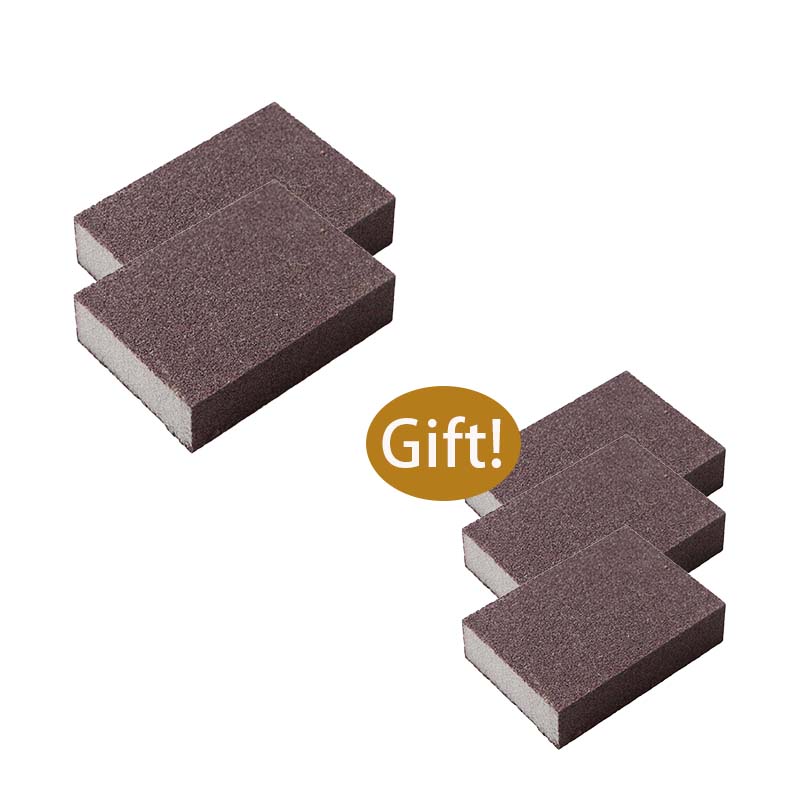 🥳2026 HOT SALE🥳💞50K+ SOLD!🧽🔥 50% OFF! Emery Sponge Scrubber – Removes burnt grease & rust instantly. Flexible & durable, ergonomic handle. A heavy-duty cleaning essential. 🍳✨
