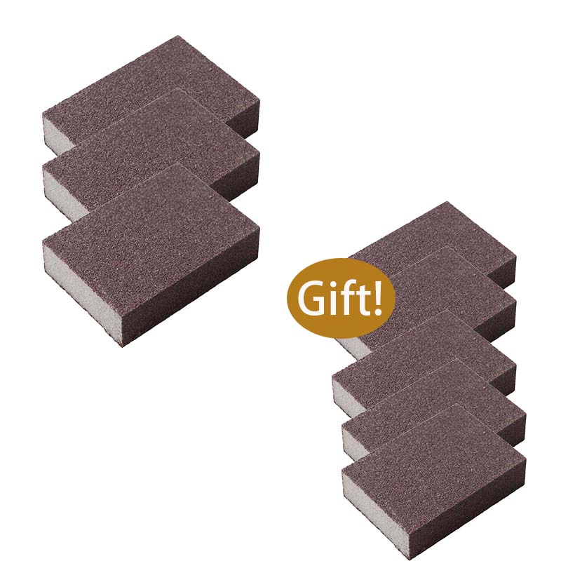 🥳2026 HOT SALE🥳💞50K+ SOLD!🧽🔥 50% OFF! Emery Sponge Scrubber – Removes burnt grease & rust instantly. Flexible & durable, ergonomic handle. A heavy-duty cleaning essential. 🍳✨