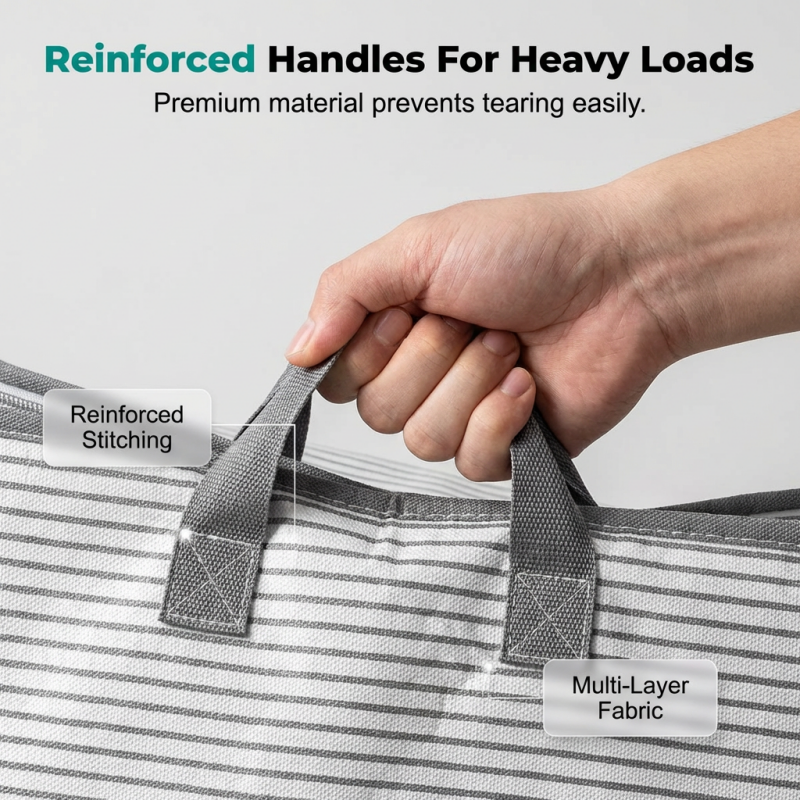 🥳2026 HOT SALE🥳💞50K+ SOLD!🏠🛋️50% OFF! Large Collapsible Storage Bag – Huge capacity, reinforced handles & smooth dual zipper. Folds flat when not in use. Perfect for bedding, coats & loft clutter. A home organizer’s best friend! 🧺💪
