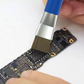 Dual-Head Phone Repair Brush with Wire & Hog Bristle
