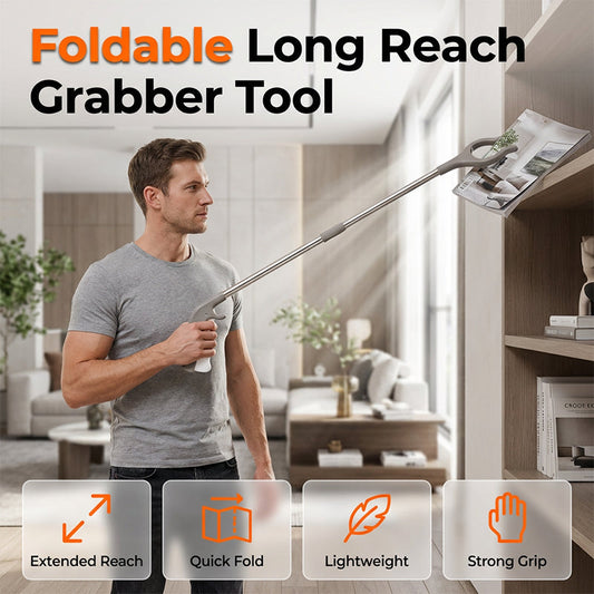 🥳2026 HOT SALE🥳💞50K+ SOLD!🏠🔧 LAST DAY 60% OFF! Foldable Reacher Grabber – Reach, grab, fold. Sturdy stainless steel, ideal for picking up trash, cans or dropped items. A reliable daily helper. 🦾🕊️