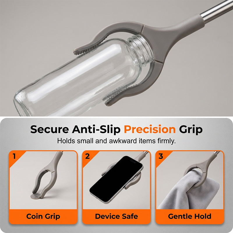 🥳2026 HOT SALE🥳💞50K+ SOLD!🏠🔧 LAST DAY 60% OFF! Foldable Reacher Grabber – Reach, grab, fold. Sturdy stainless steel, ideal for picking up trash, cans or dropped items. A reliable daily helper. 🦾🕊️