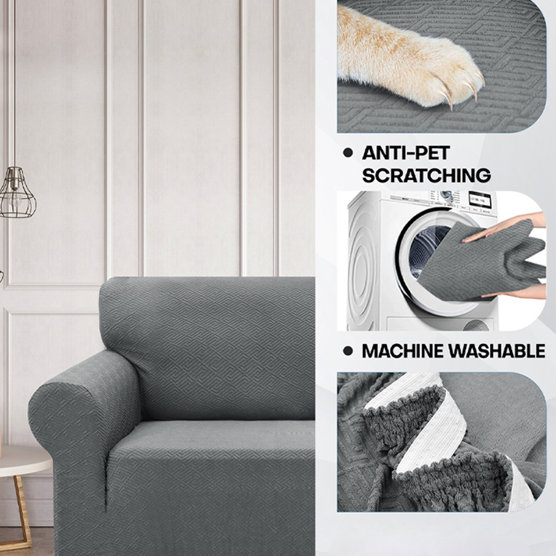 🥳2026 HOT SALE🥳💞50K+ SOLD! 🛋️✨ 50% OFF! Jacquard Sofa Cover – high-stretch fit, anti-slip straps & foam rods. Pet-friendly, breathable & machine washable. Refresh your sofa! 🛡️✅