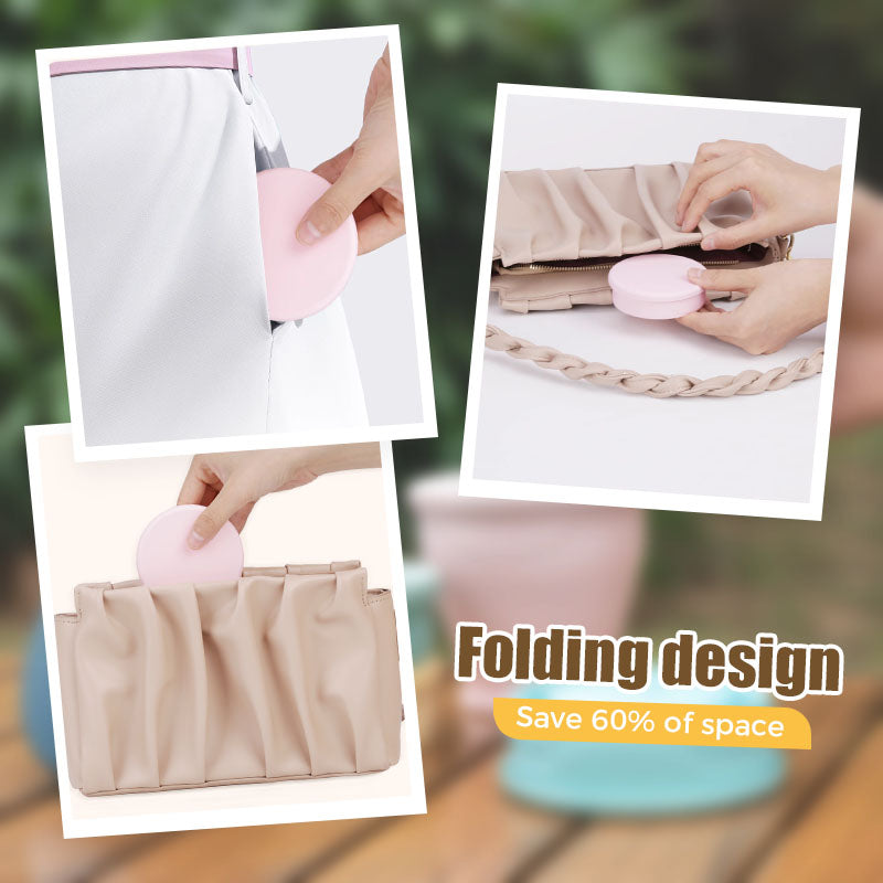 🥳2026 HOT SALE🥳💞50K+ SOLD!🧊🥤 50% OFF! Folding Travel Cup – BPA‑free, withstands -40°C to 230°C. Wide base, no tipping. Collapses to pocket size. A camping essential. 🏕️✅