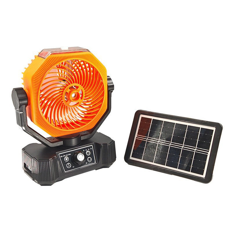 🥳2026 HOT SALE🥳💞50K+ SOLD!🌞⛺ 50% OFF! Solar Portable Misting Fan – Cool mist + wide oscillation + remote control. Solar powered, off‑grid camping comfort. No more sticky summer days! 💨🌀