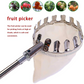 🥳2026 HOT SALE🥳💞50K+ SOLD! 🍎🌳 50% OFF! Fruit Picker Head Basket – no ladder needed, easy attach & reach high branches. Durable metal tines + nylon bag, pick apples, pears & more without damage! 🛡️💪