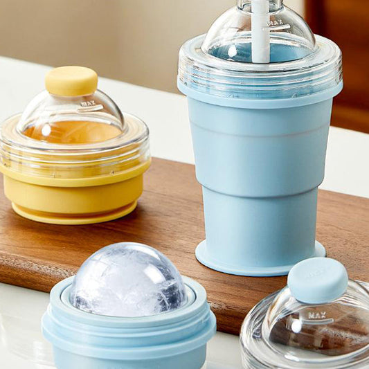 🥳2026 HOT SALE🥳💞50K+ SOLD!🍦❄️ 50% OFF! 2-in-1 Ice Cream Cup with Straw – Double-wall insulation, keeps treats cold. Reusable & collapsible. No mess, just pure enjoyment. A summer essential. 🧊💚