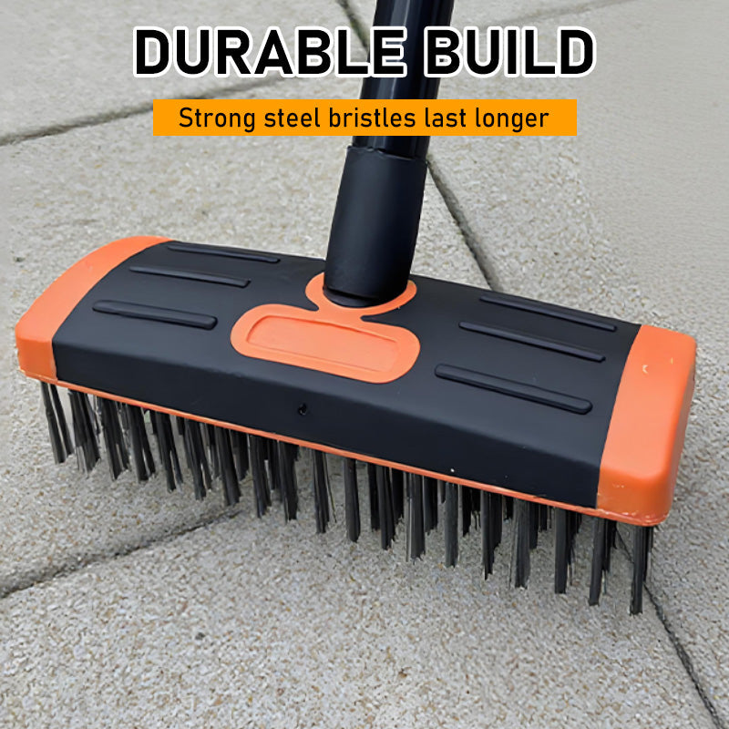 🥳2026 HOT SALE🥳💞50K+ SOLD!🔧💨 50% OFF! 3‑in‑1 Weed & Moss Removal Kit – Durable steel brushes, ergonomic non‑slip grip. Adjustable length for standing work. Ideal for patios, driveways & stone paths. 🇬🇧✨🧤